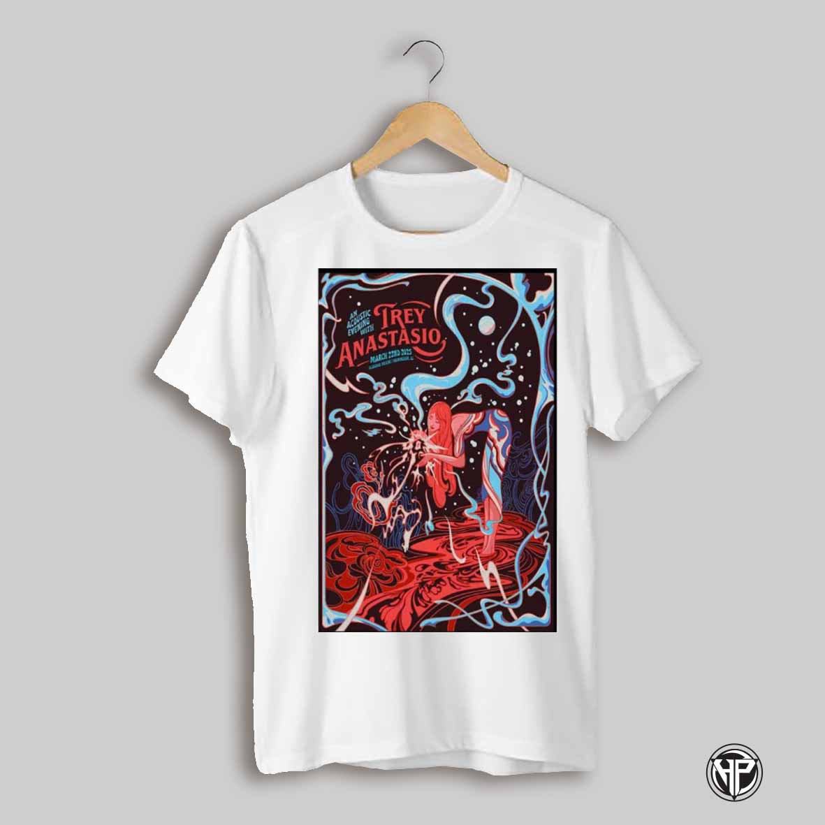 An Acoustic Evening With Trey Anastasio Alabama Theatre Birmingham Al March 22 2025 Tour Poster Painting T Shirt