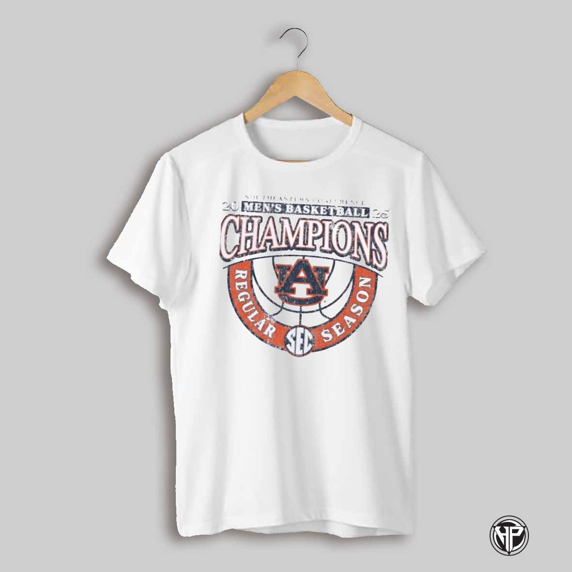 Auburn Tigers 2025 Southeastern Conference Mens Basketball Champions Shirt