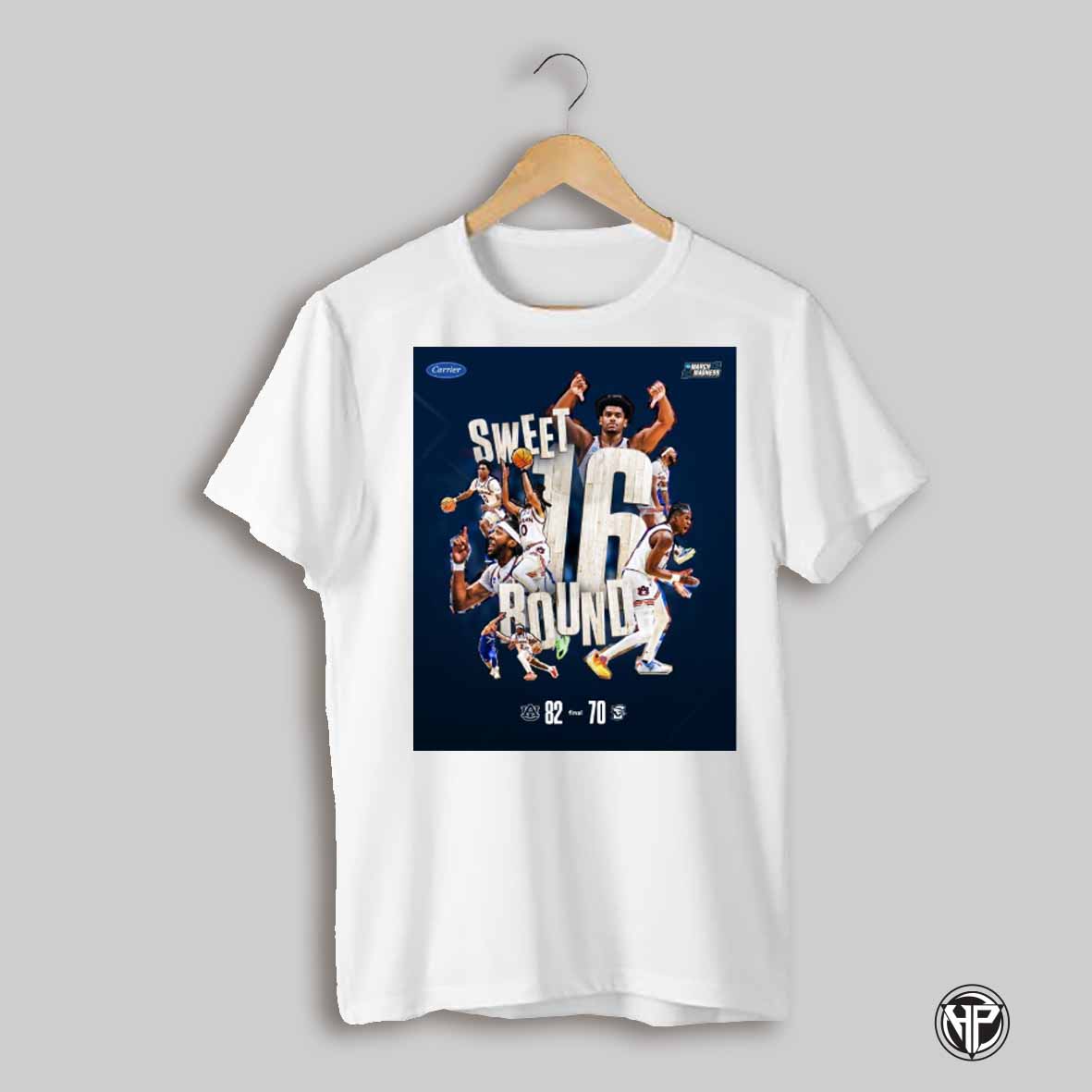 Auburn Tigers Vs Creighton Bluejays Final Score 82 70 Ncaa Sweet Sixteen March Madness 2025 Poster T Shirt