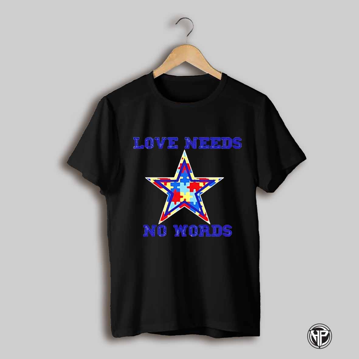 Autism Awareness Dallas Cowboys Love Needs No Words Shirt