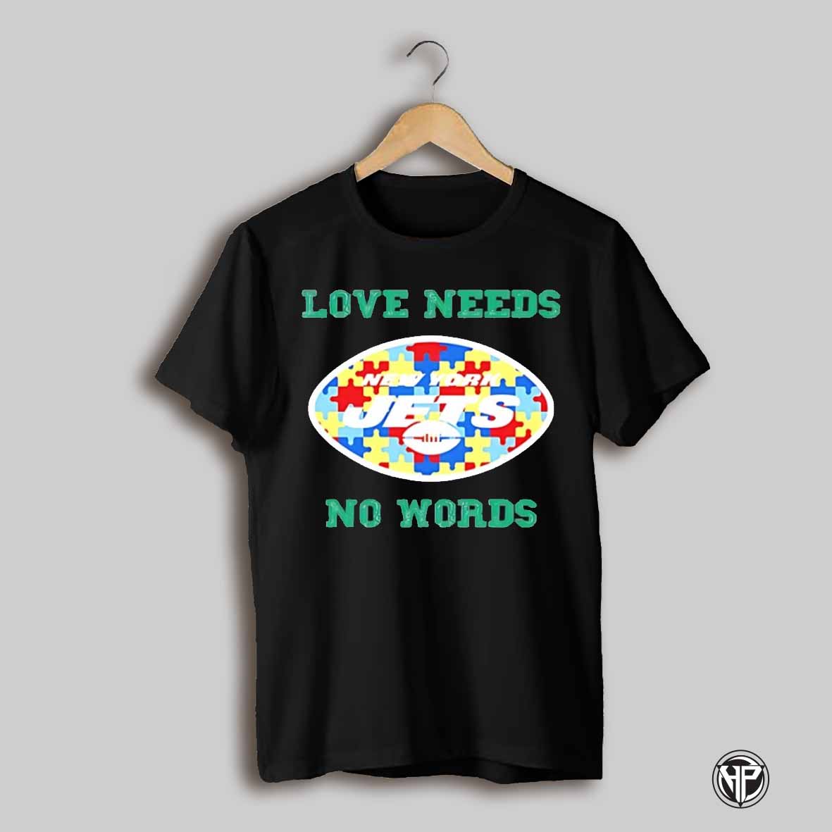 Autism Awareness New York Jets Love Needs No Words Shirt