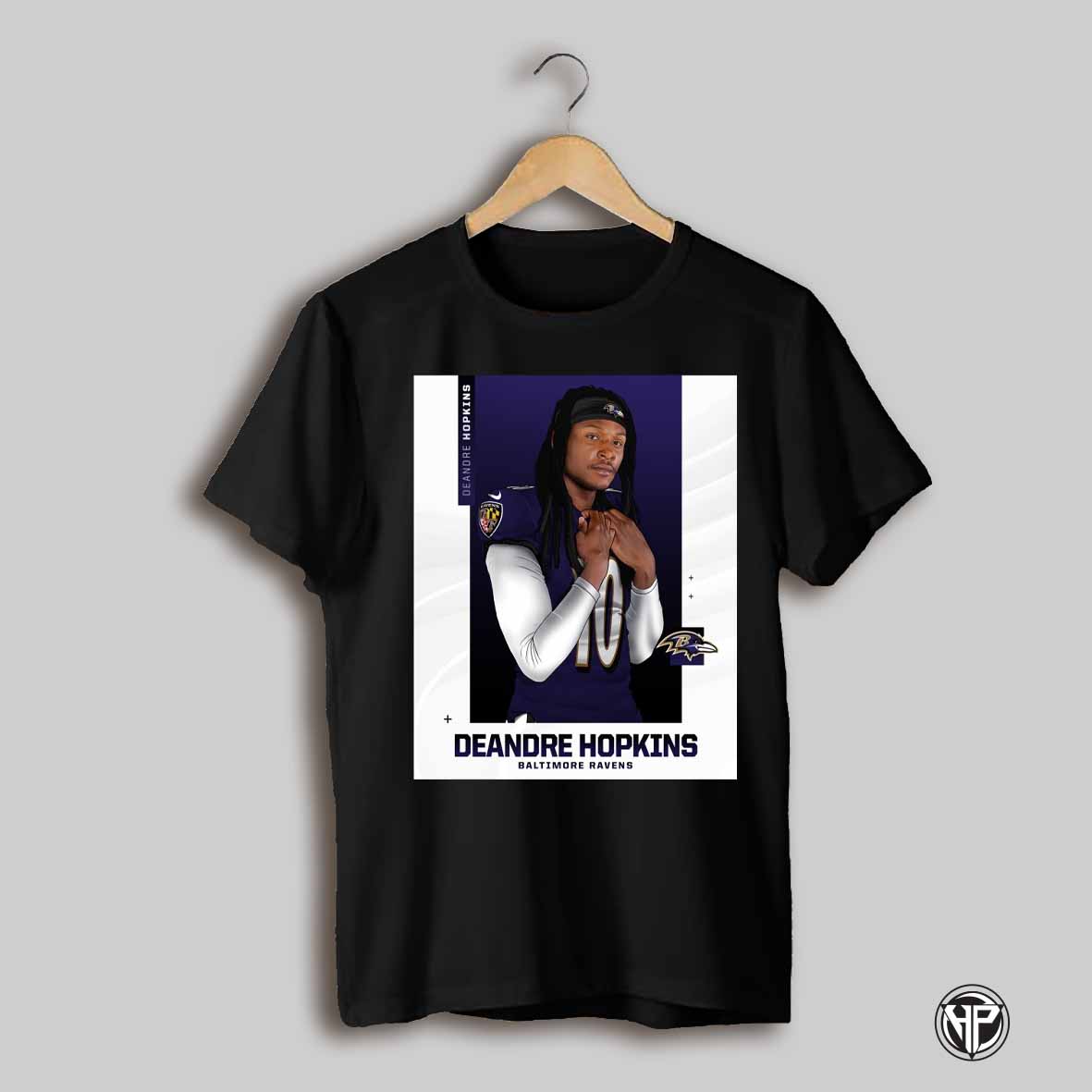 Baltimore Ravens Nfl Football Deandre Hopkins Lamars New Target In Baltimore Poster T Shirt