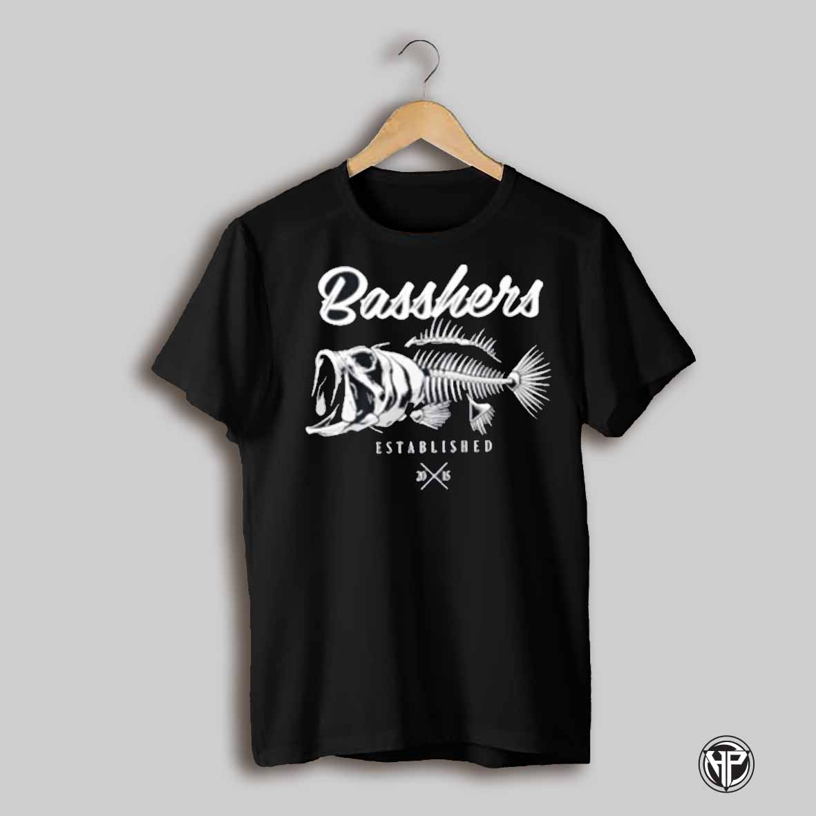Basshers Established 2015 Tee Shirt