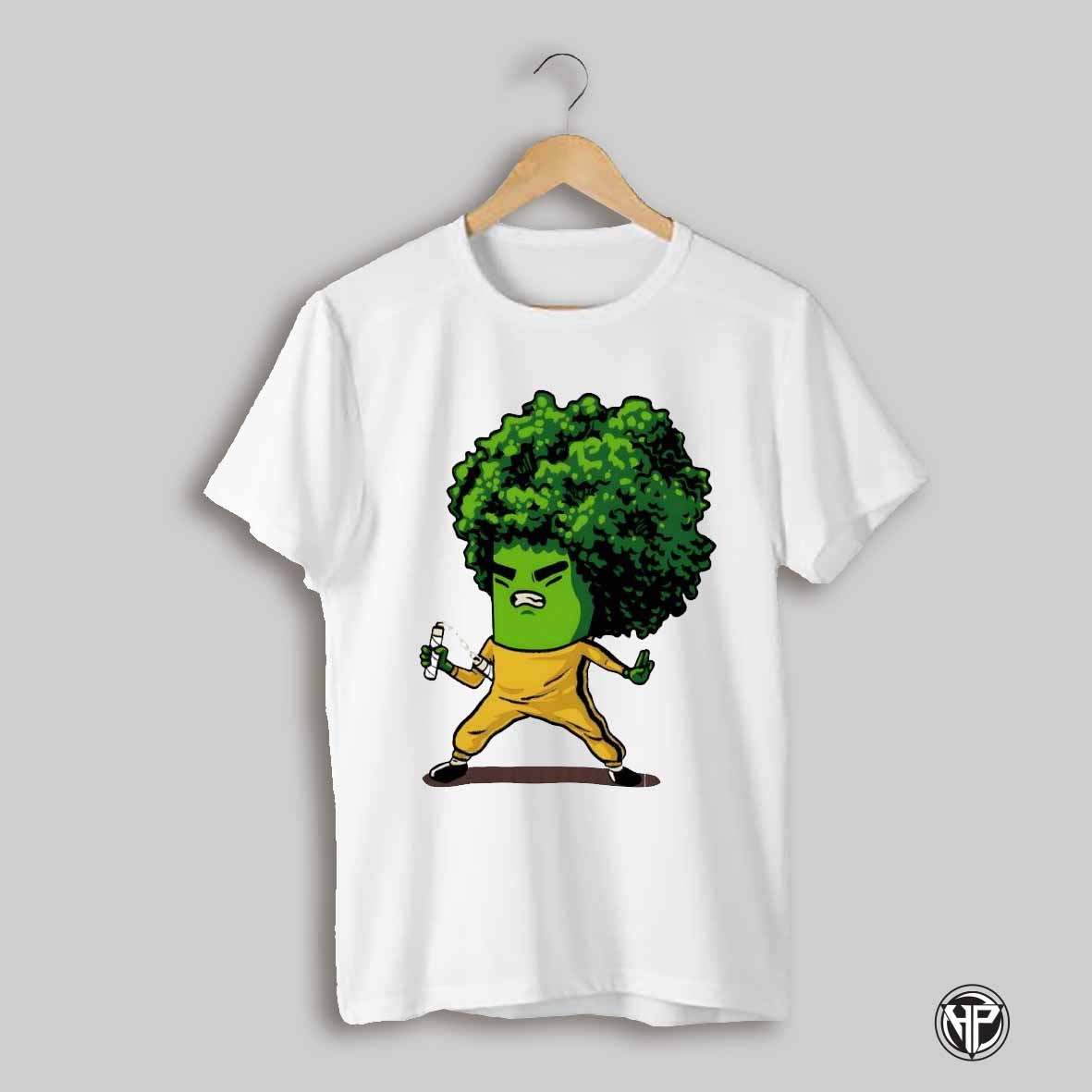 Broccoli Angry Anime Like Bruce Lee Shirt