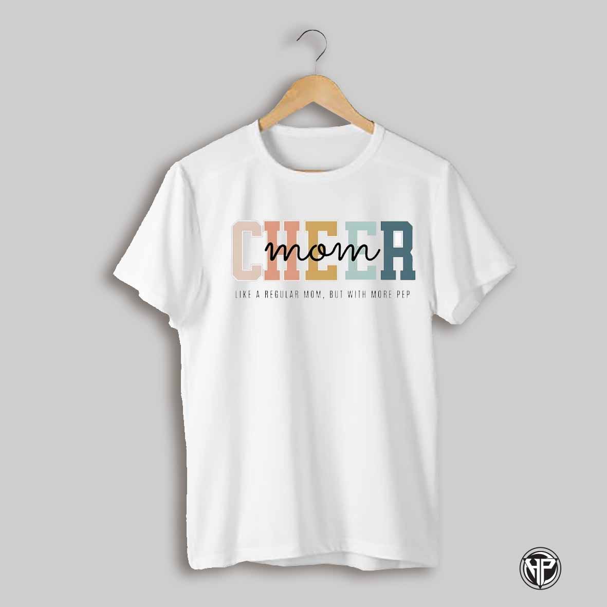 Cheer Mom Like A Regular Mom But With More Pep Vintage Style Shirt