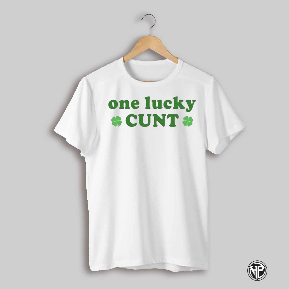 Cherry Kitten One Lucky Cunt T Shirt