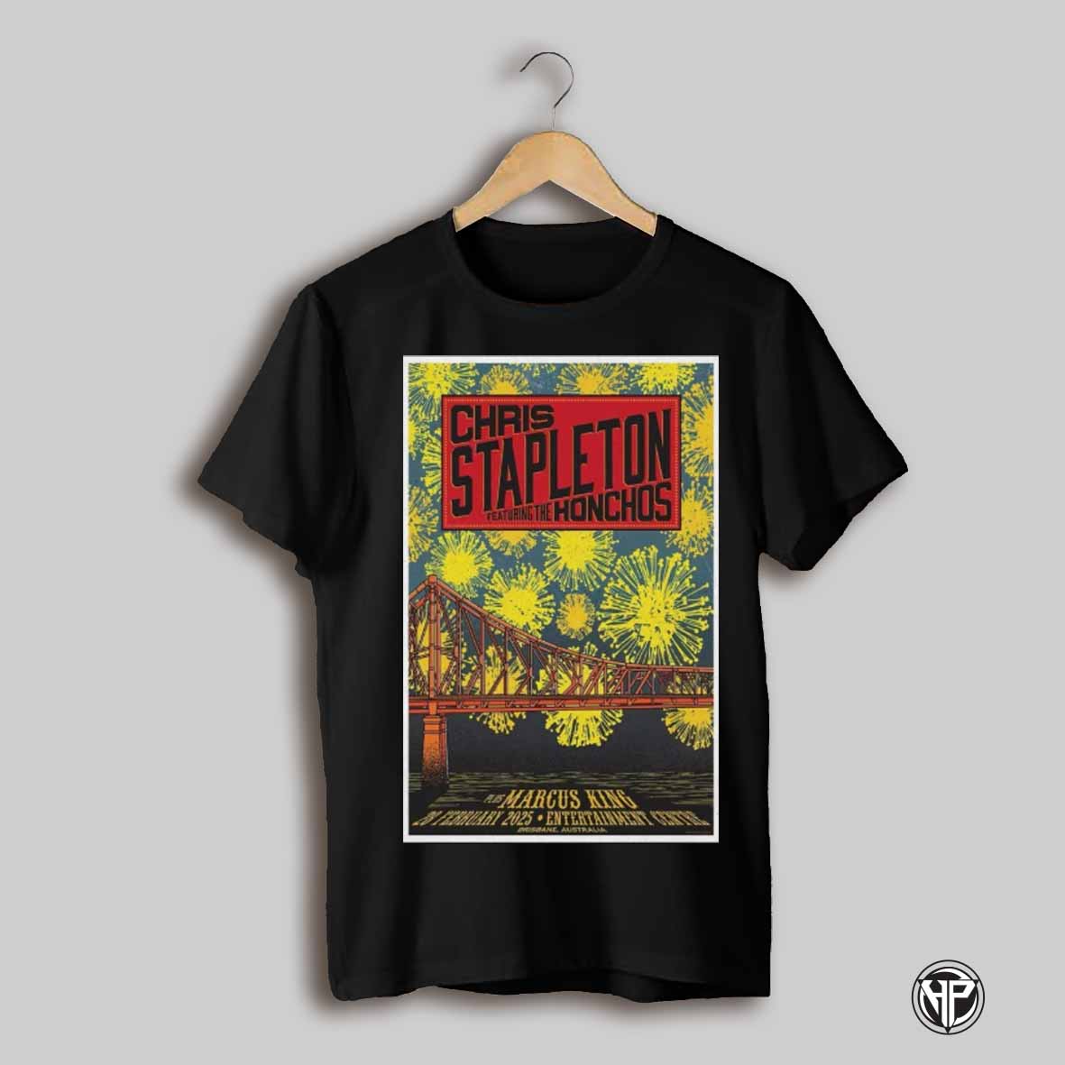 Chris Stapleton Tour Feb 28 2025 Entertainment Centre In Brisbane Aus Poster T Shirt