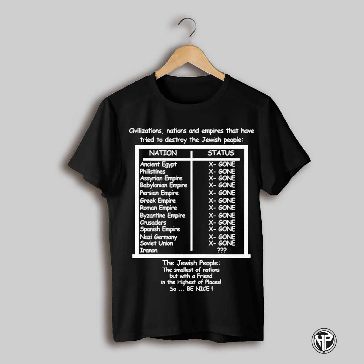Civilizations Nations And Empires That Have Tried To Destroy The Jewish People Shirt