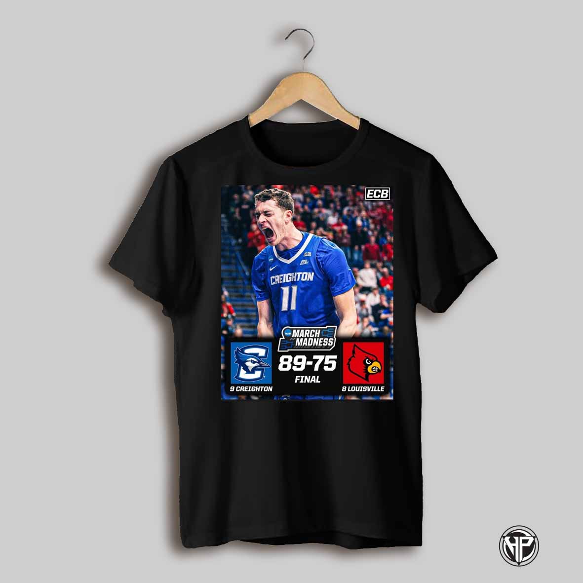 Creighton Bluejays Vs Louisville Cardinals Final Score 89 75 Ncaa March Madness Poster T Shirt