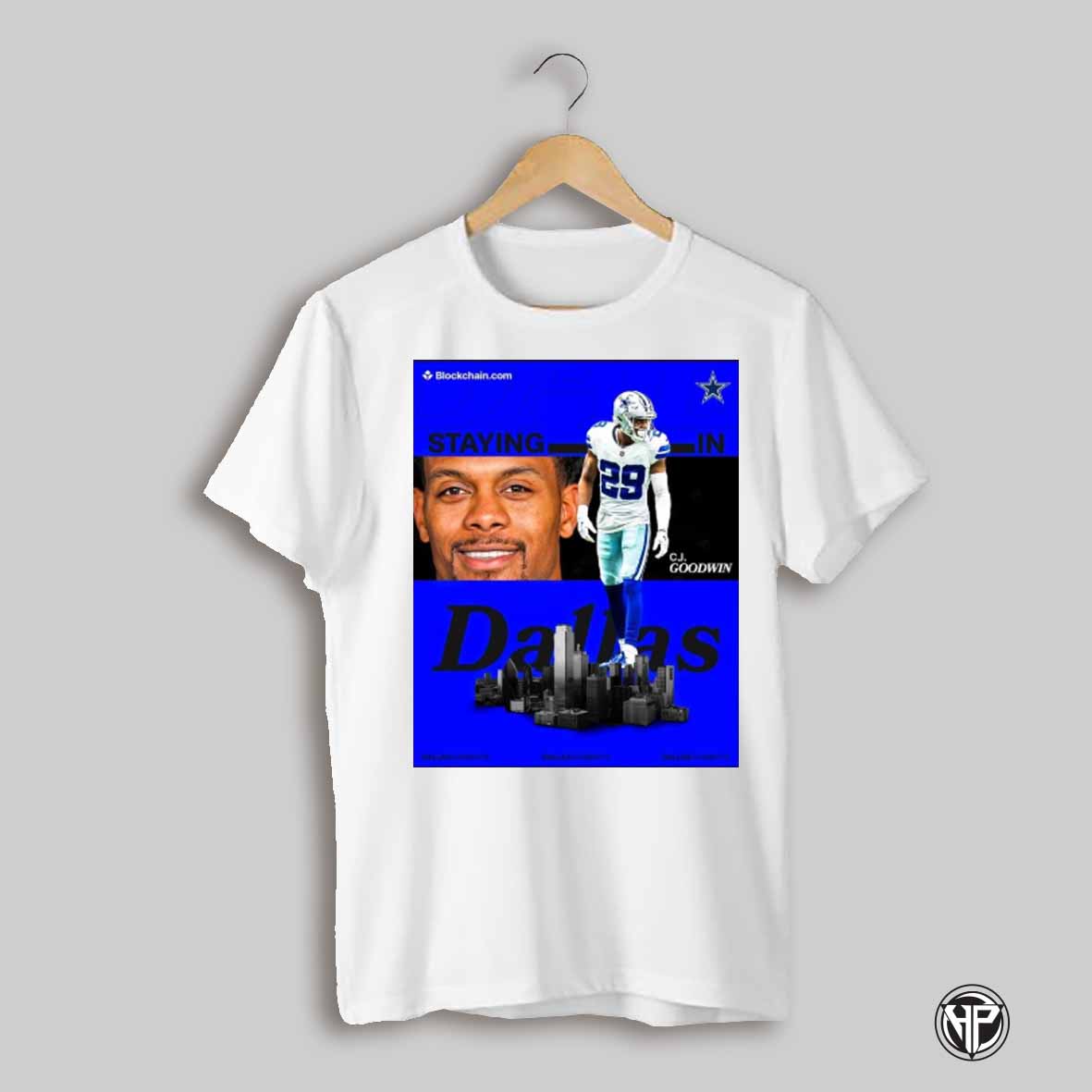 Dallas Cowboys Nfl Football C J Goodwin Staying In Dallas 2025 Poster T Shirt