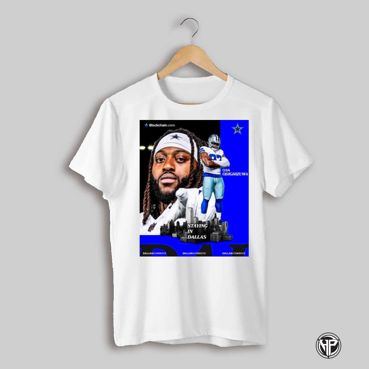 Dallas Cowboys Nfl Football Osa Odighizuwa Staying In Dallas 2025 Poster T Shirt