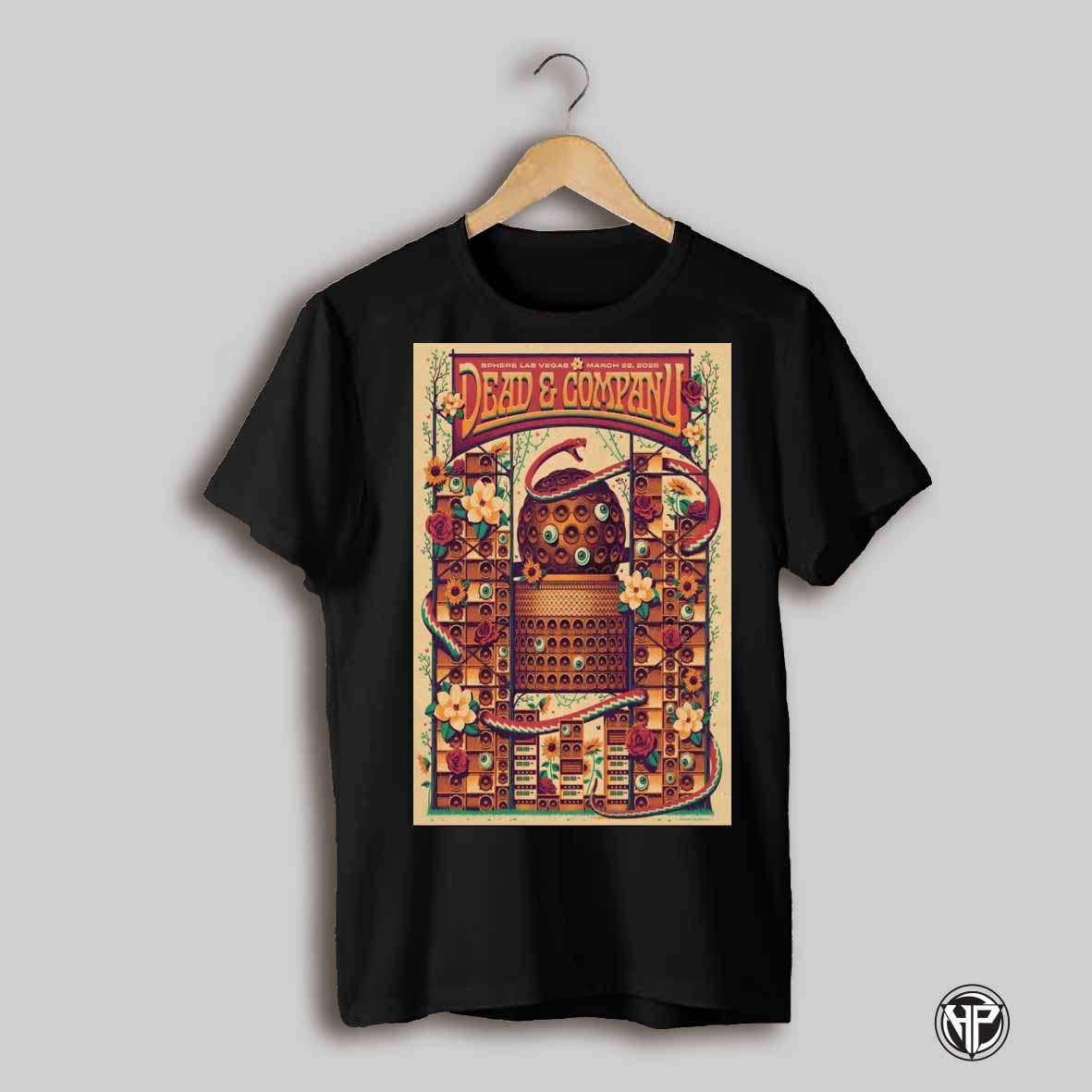 Dead Company Sphere Las Vegas Nv Mar 22 2025 Tour Poster T Shirt