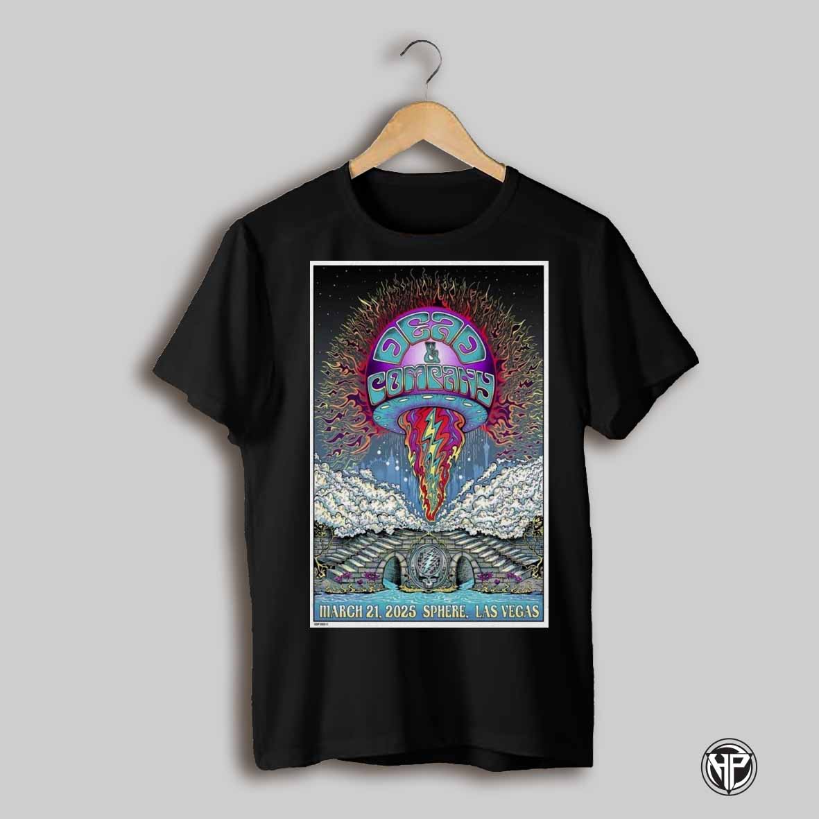 Dead Company Sphere March 21 2025 Las Vegas Concert Poster T Shirt