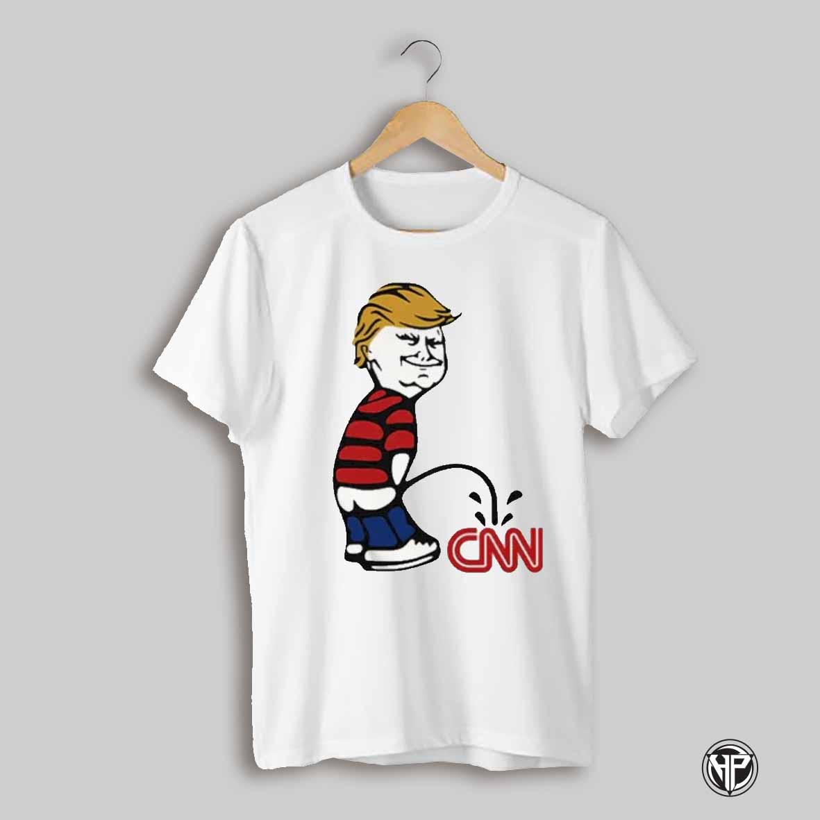 Donald Trump Piss On Cnn Fake News Shirt