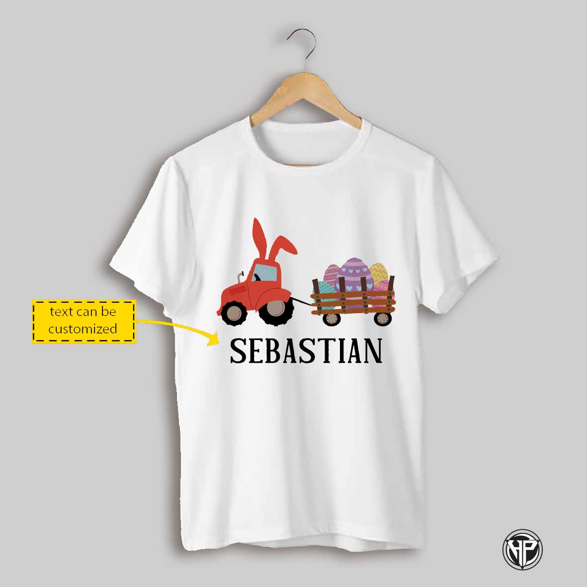 Easter Bunny Tractor Shirt