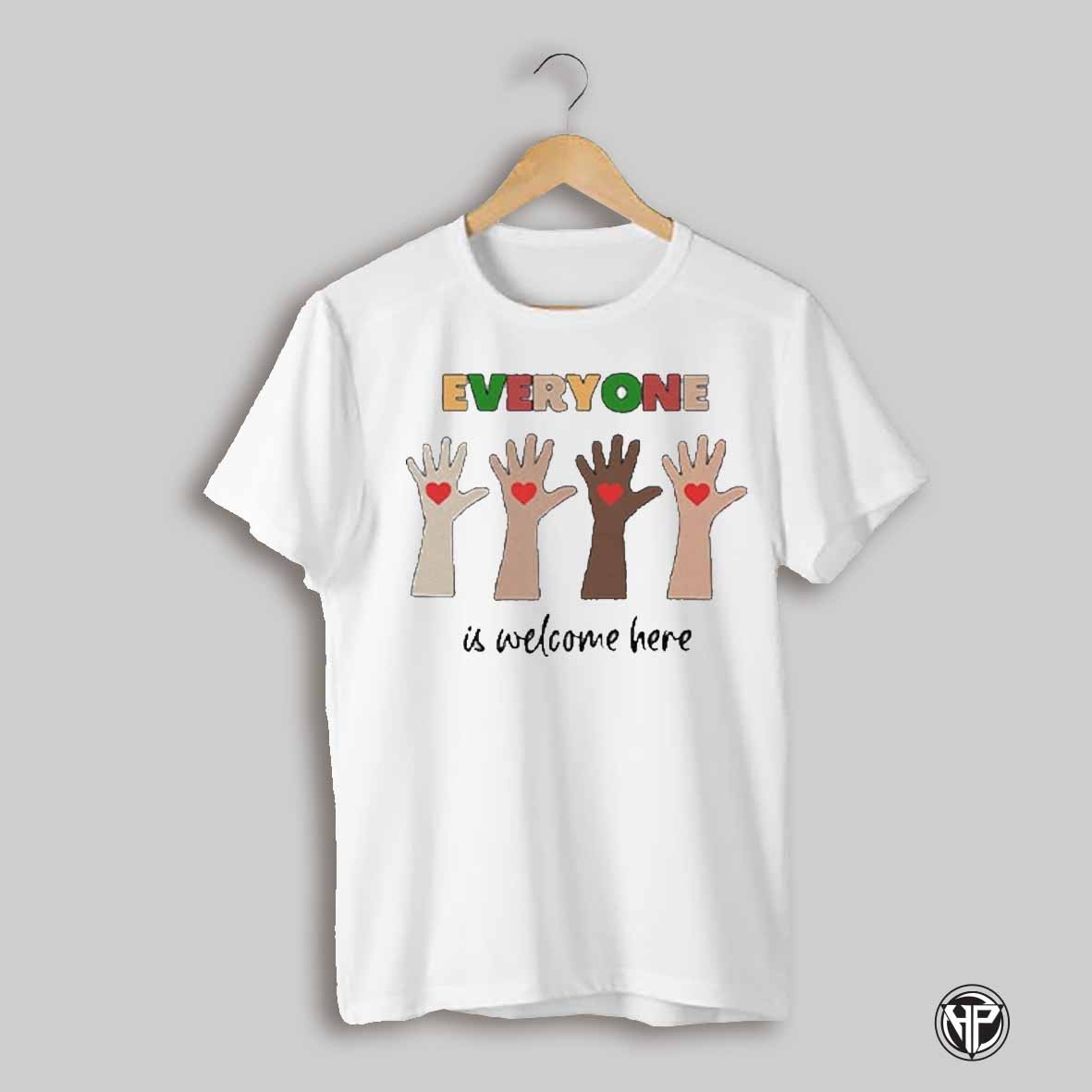 Everyone Is Welcome Here Idaho Teacher T Shirt