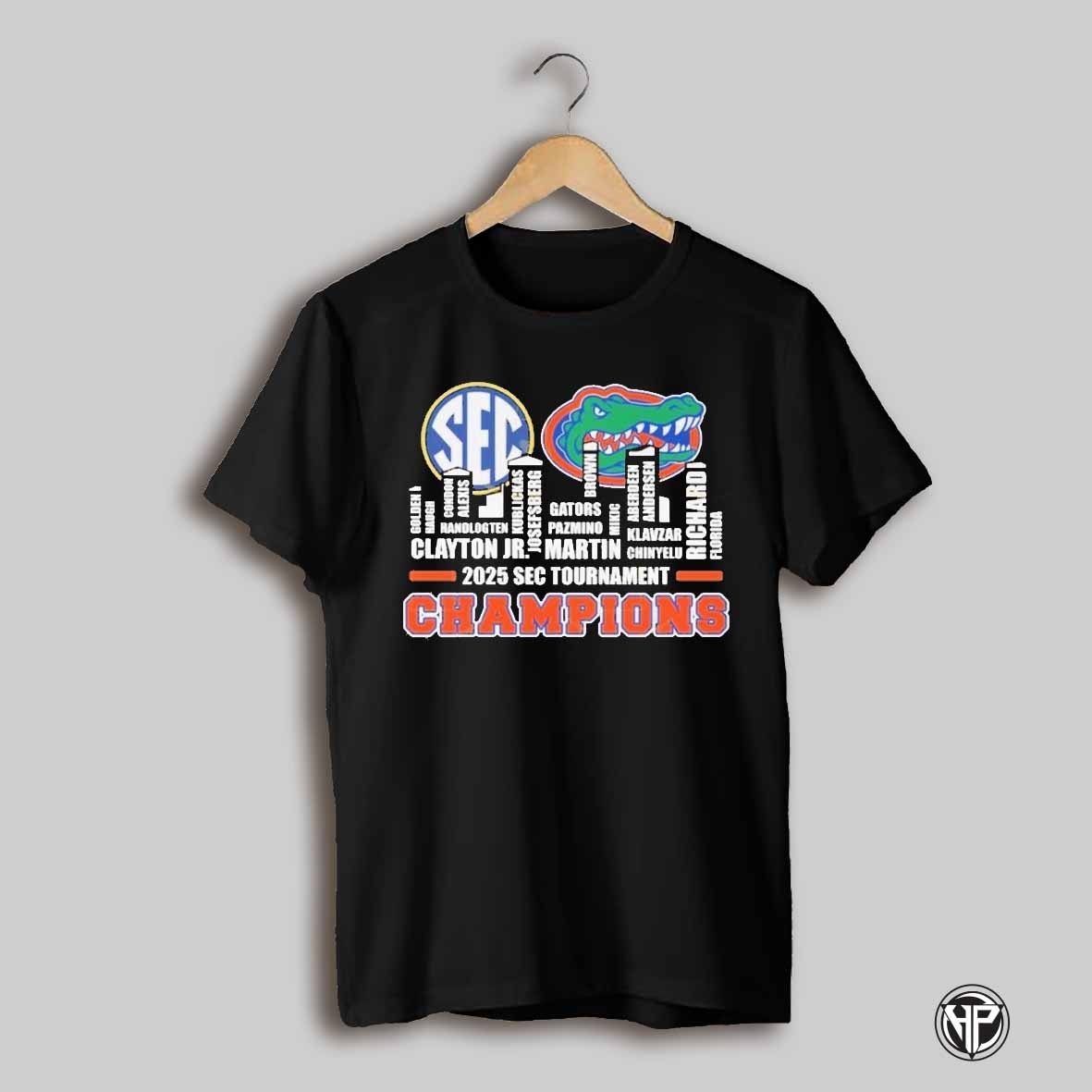 Florida Gators 2025 Sec Mens Basketball Tournament Champions Unisex T Shirt