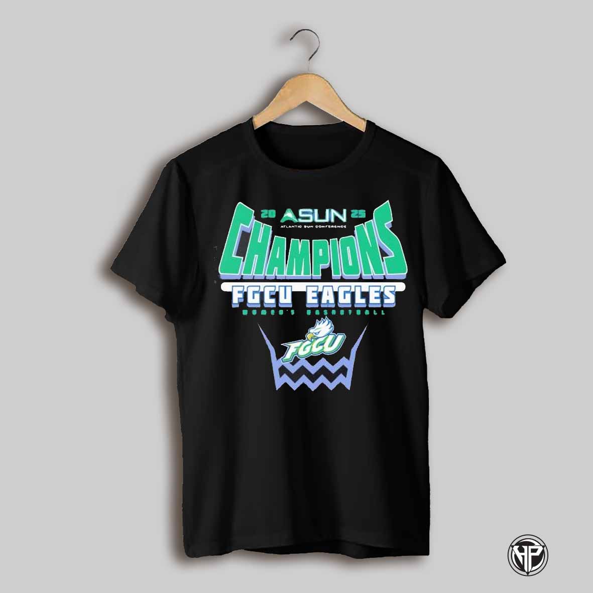 Florida Gulf Coast Eagles 2025 Asun Womens Basketball Conference Tournament Champions Shirt