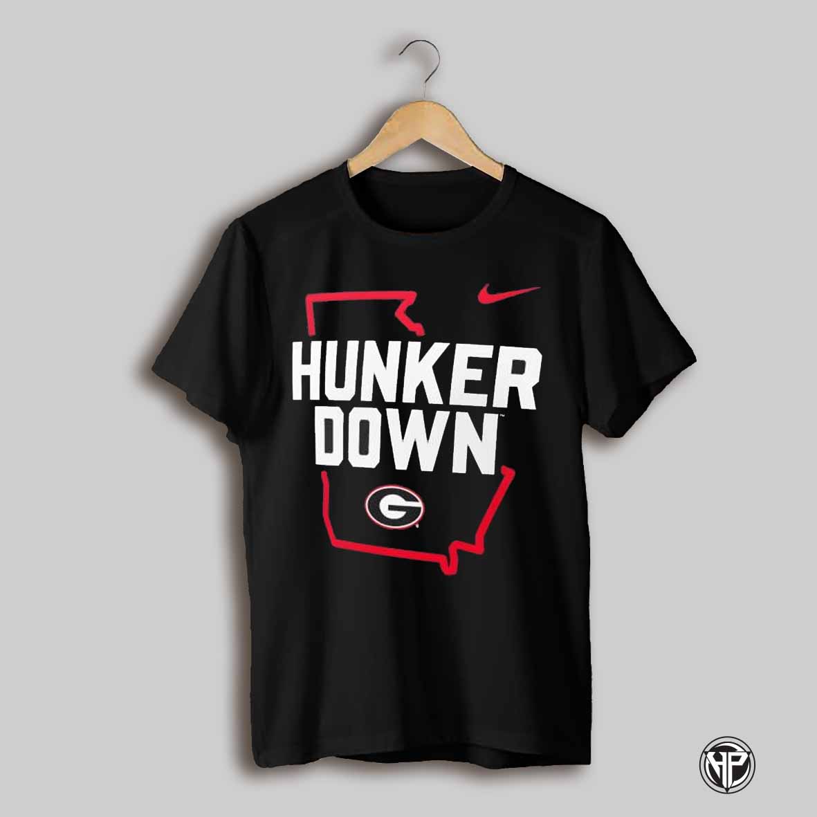 Georgia Bulldogs Campus Local Hunker Down Shirt
