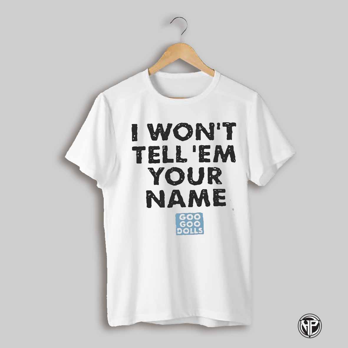 Goo Goo Dolls Name Tag T Shirt