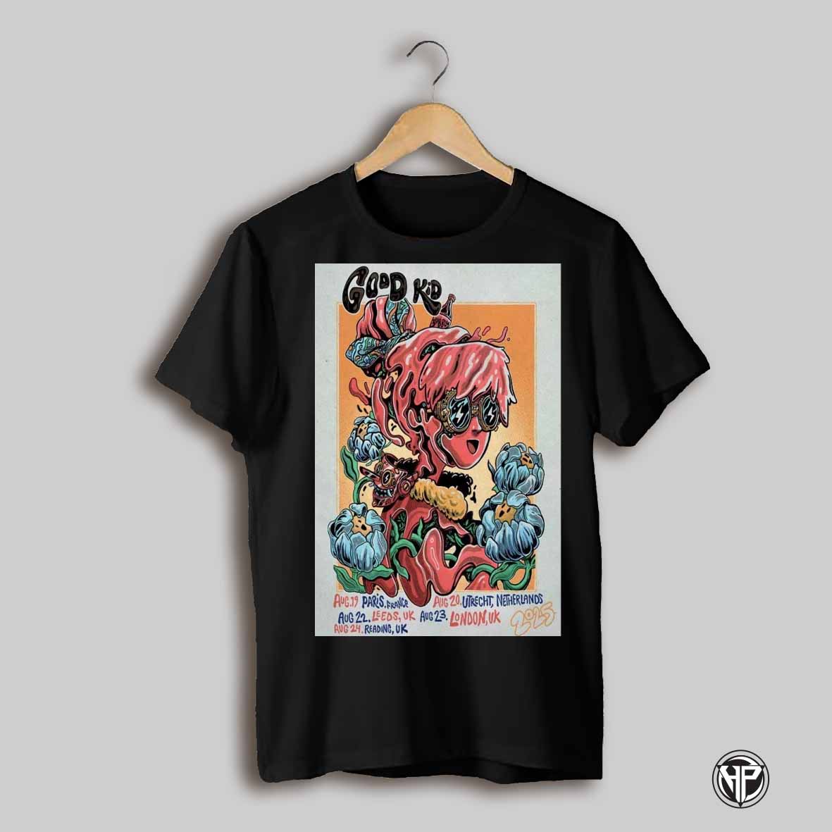 Good Kid Is Coming Back To Europe The Uk 2025 Tour Poster T Shirt