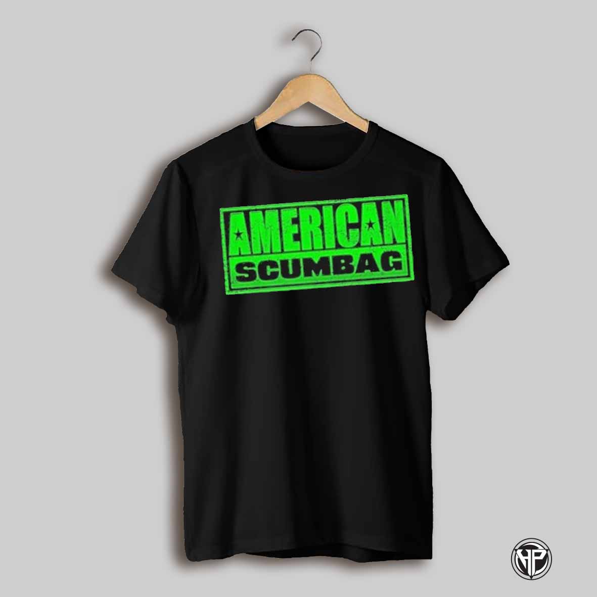 Hazheart American Scumbag Logo T Shirt