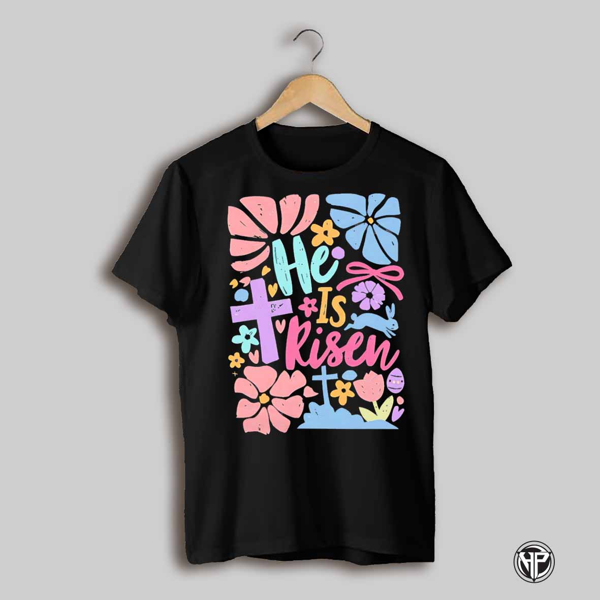 He Is Risen God Flower Shirt