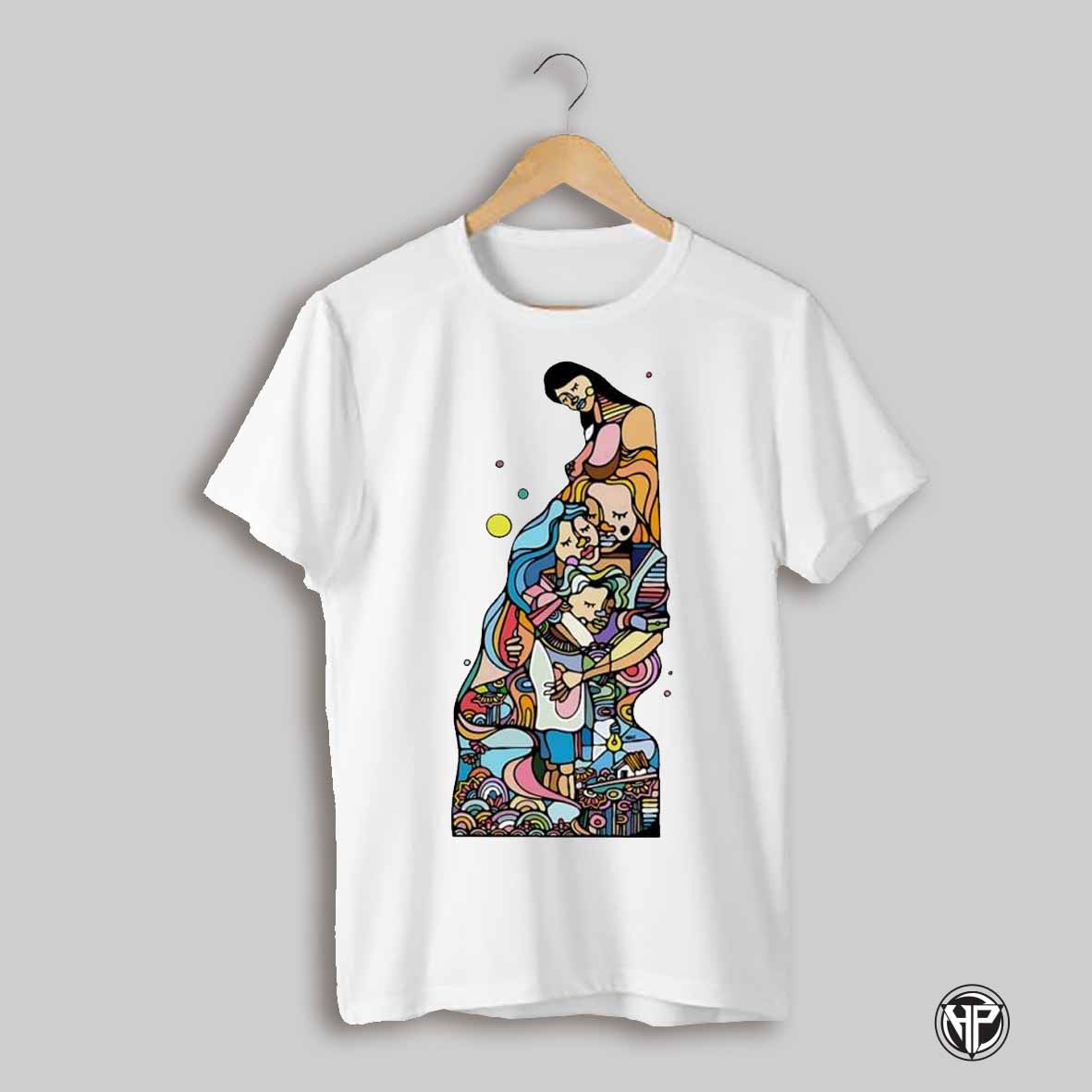 Hug Together The Greek Spirit Colorful Shirt