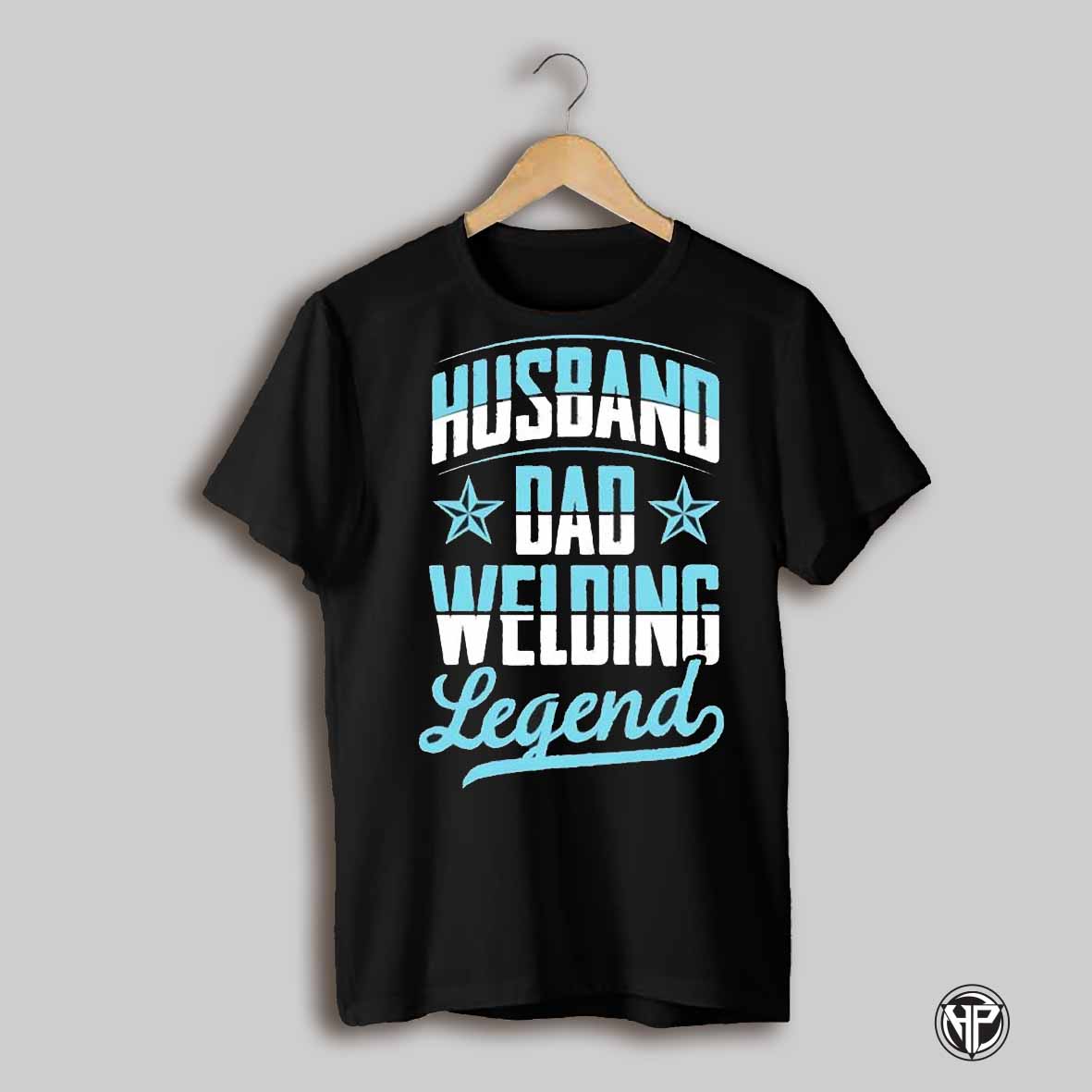 Husband Dad Welding Legend Retro Style Shirt