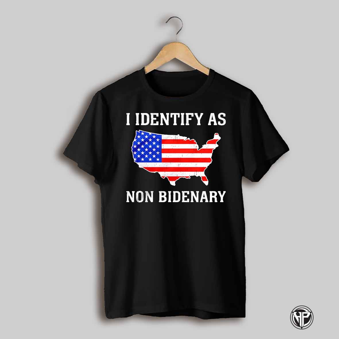 I Identify As Non Bidenary Usa State Shirt