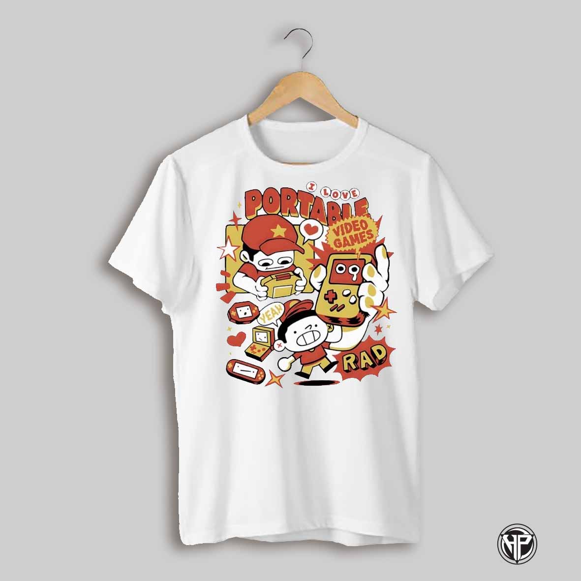 I Love Portable Video Games Rad Vintage Shirt