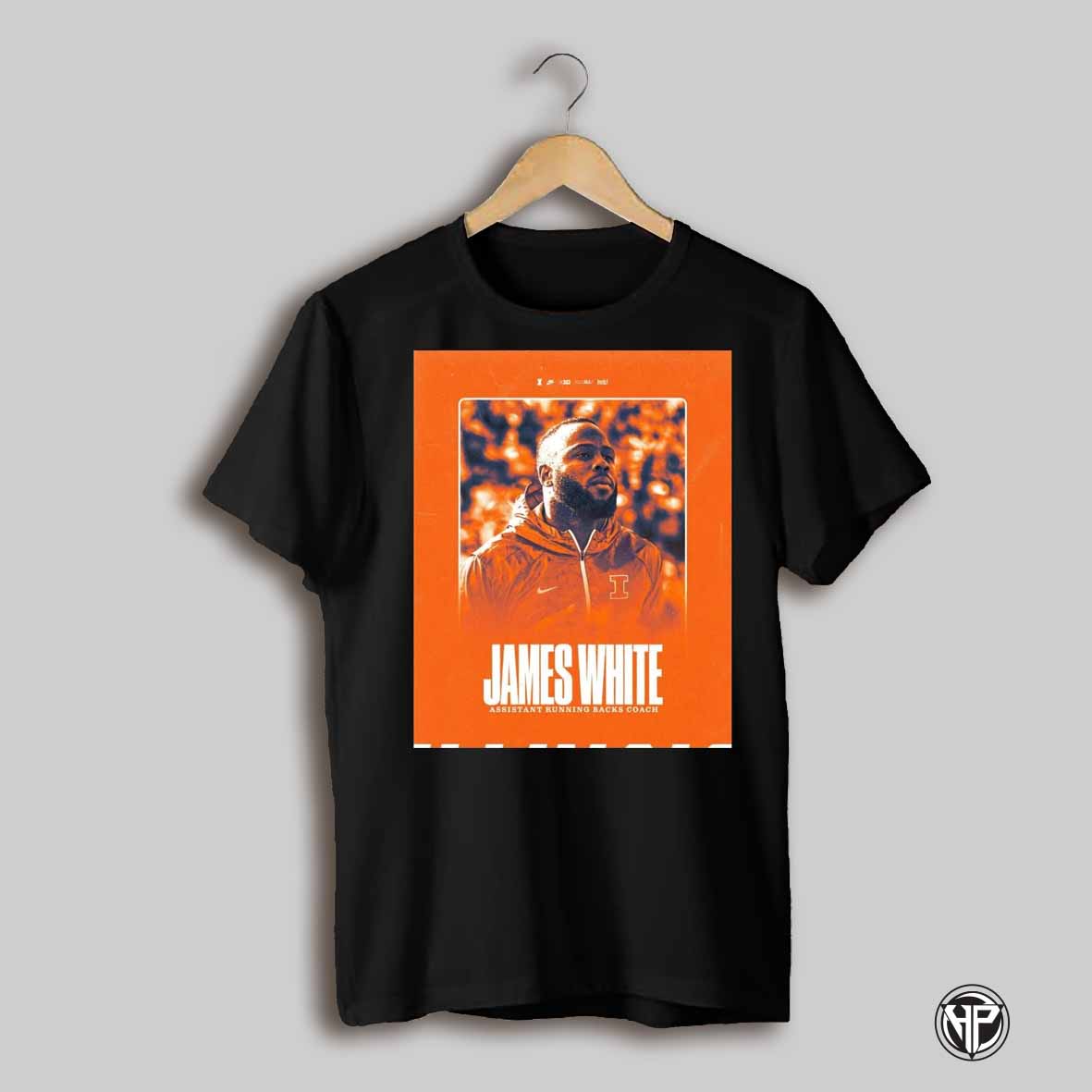 Illinois Fighting Illini Football Welcome 3 Time Super Bowl Champion James White Assistant Running Backs Coach Poster T Shirt