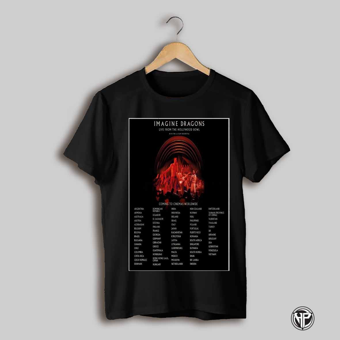 Imagine Dragons Tour 2025 Poster T Shirt