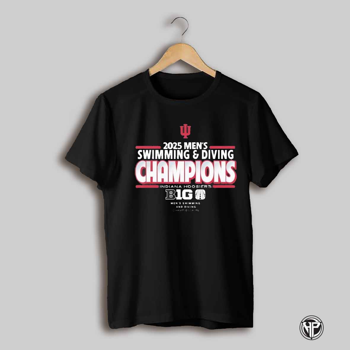 Indiana Hoosiers Mens Swimming And Diving Big Ten Champs 2025 Shirt