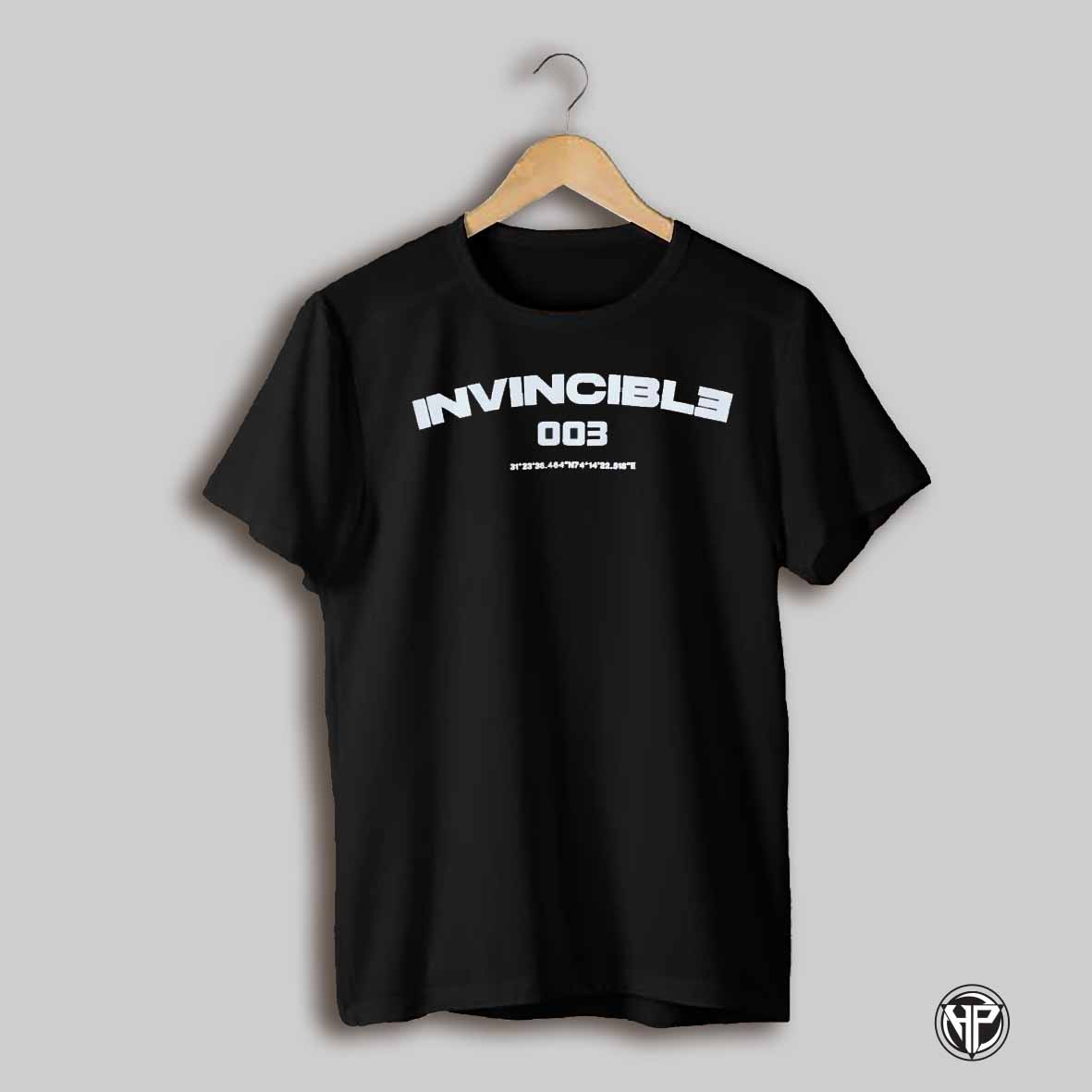 Invincible 003 Text Shirt