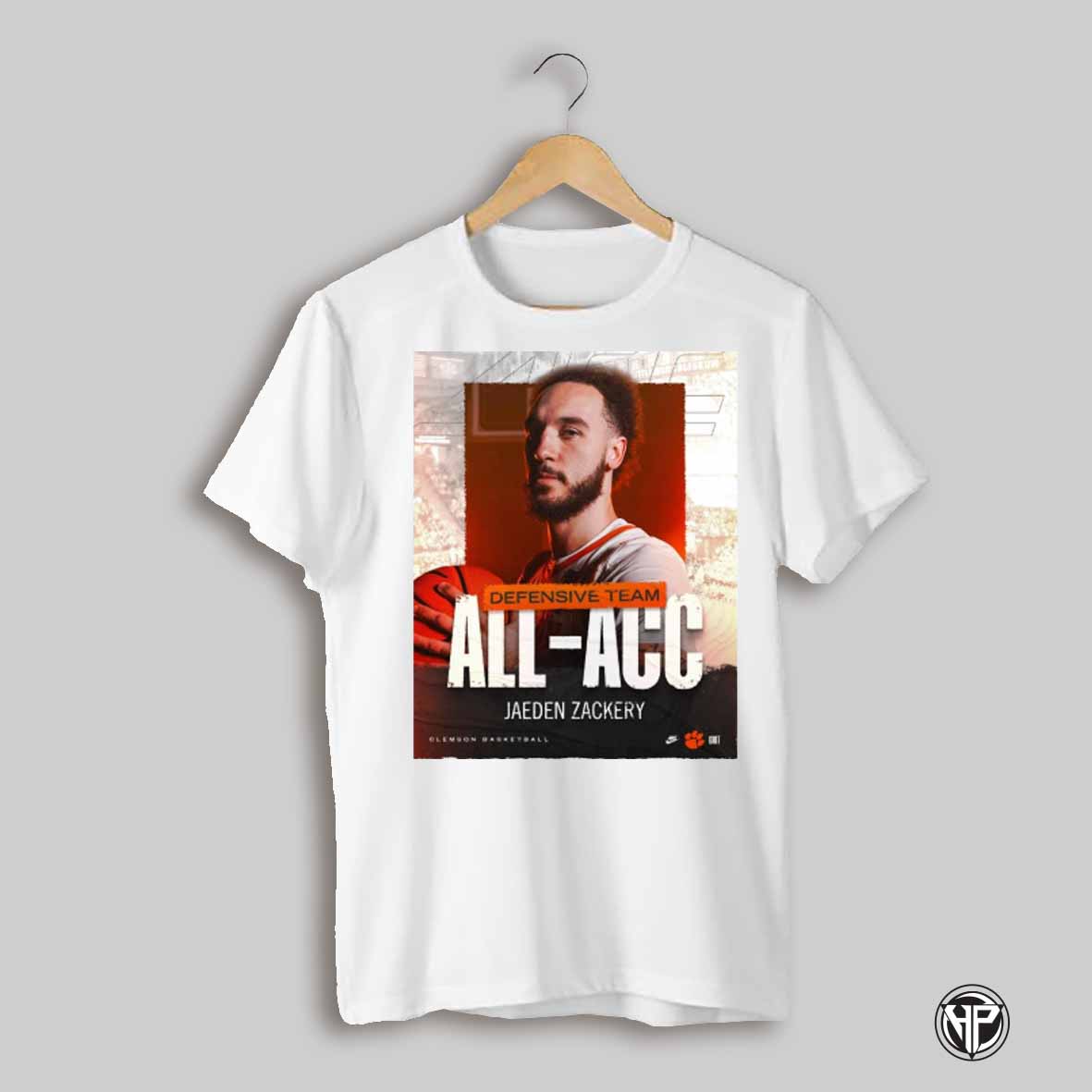 Jaeden Zackery Clemson Tigers Basketball All Acc Defensive Team Honors Poster T Shirt