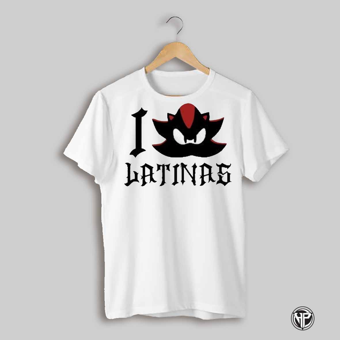 Jasons Shadow I Love Latinas T Shirt