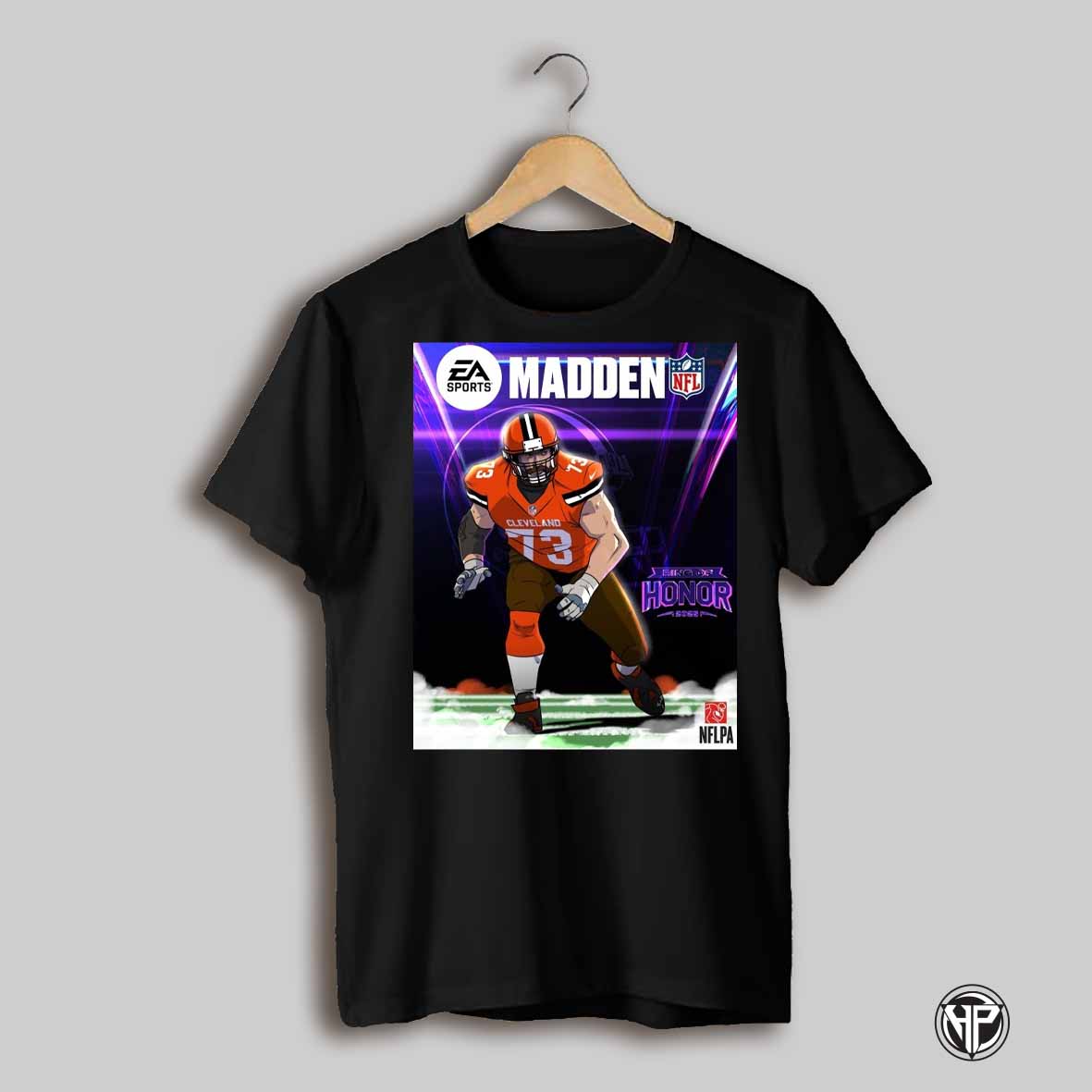 Joe Thomas Cleveland Browns Ea Sport Madden Nfl Ring Of Honor 2025 Poster T Shirt
