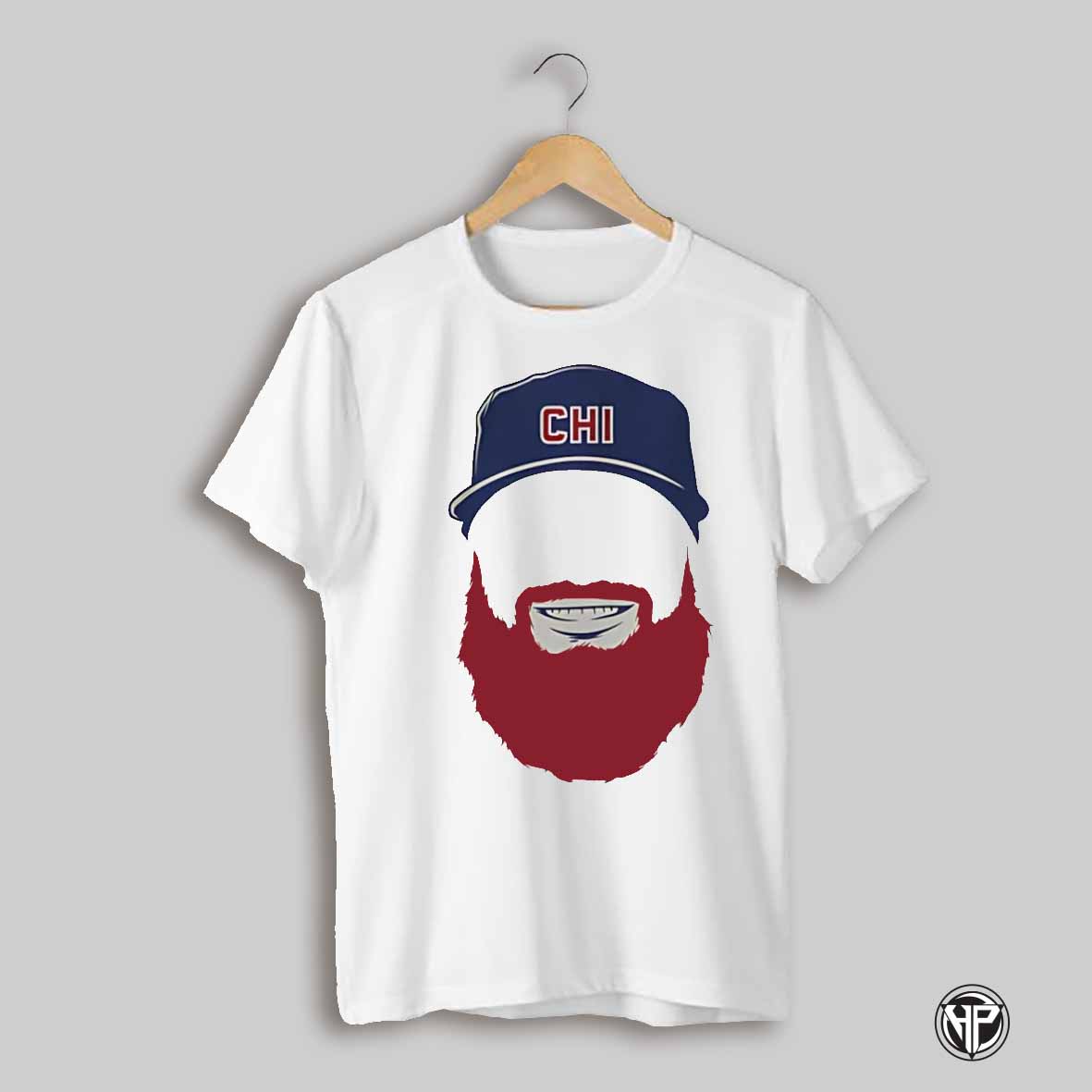 Justin Turner Chicago Cubs Beard Shirt