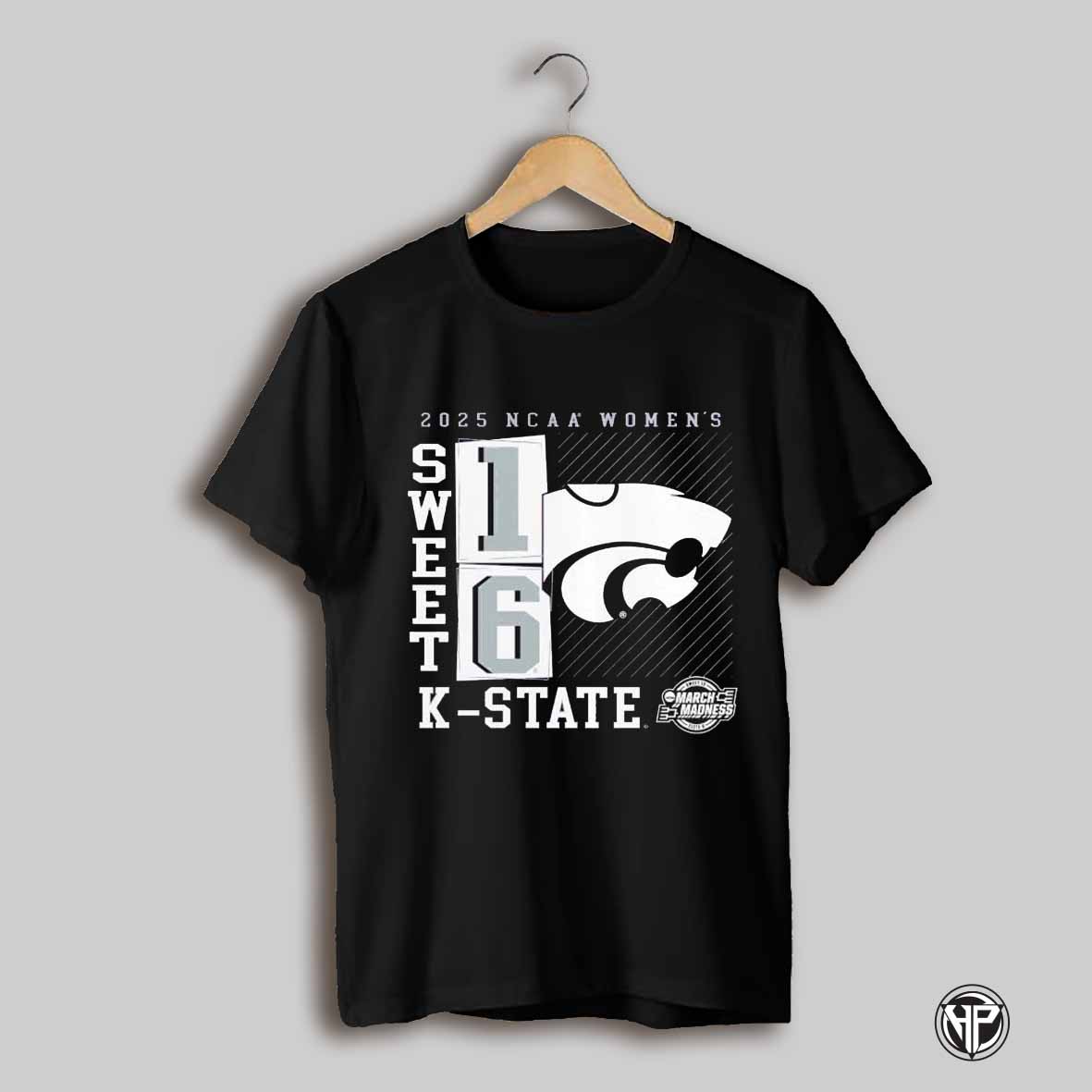 Kansas State Wildcats 2025 Ncaa Womens March Madness Sweet 16 T Shirts