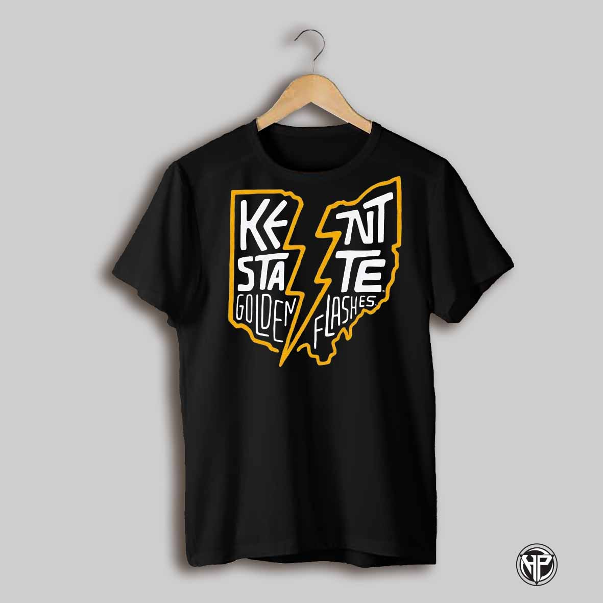 Kent State Golden Flashes Bolt Retro Shirt