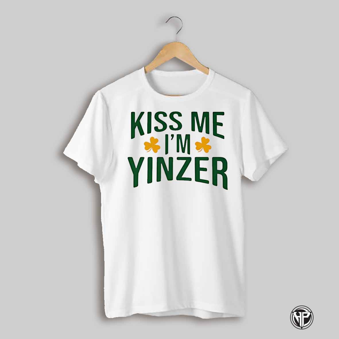 Kiss Me Im Yinzer Pittsburgh St Pattys Day Christmas Ornament