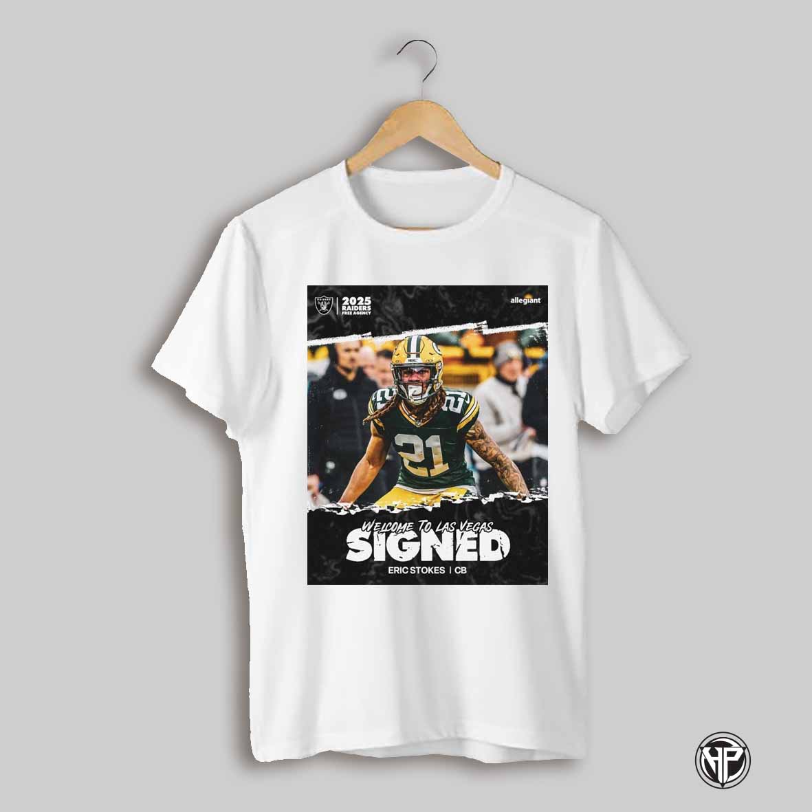 Las Vegas Raiders Nfl Football Welcome To Las Vegas Signed Eric Stokes Cb Poster T Shirt