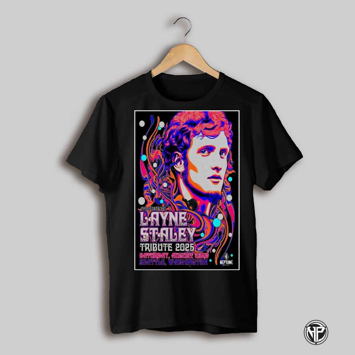 Layne Staley Tour Aug 23 2025 Neptune Theatre Seattle Wa Poster T Shirt