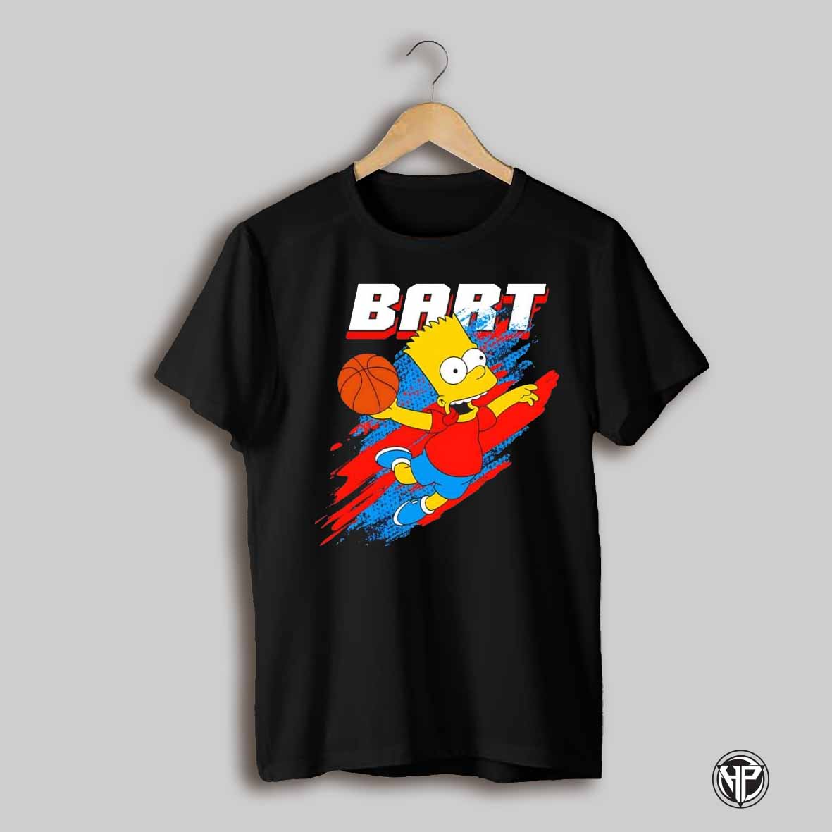 Little Big Boys Bart Crew Funny Cartoon Shirt