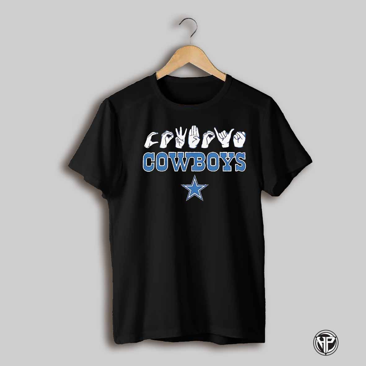 Love Sign X Dallas Cowboys The Nfl Asl Shirt