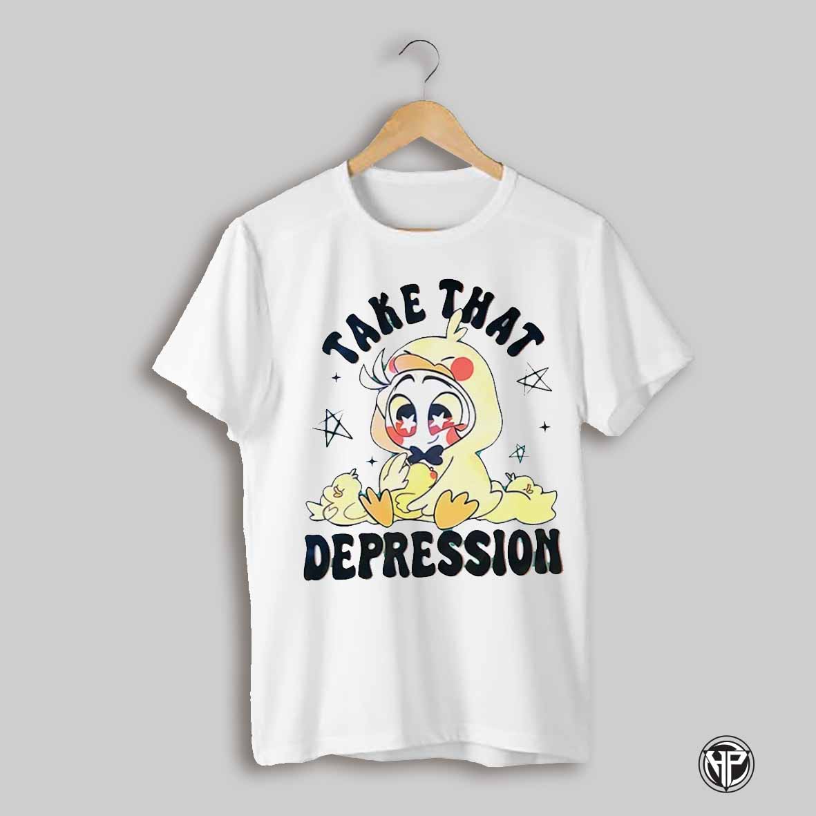 Lucifer Chibi Take That Depression Happy St Patricks Day Shirt