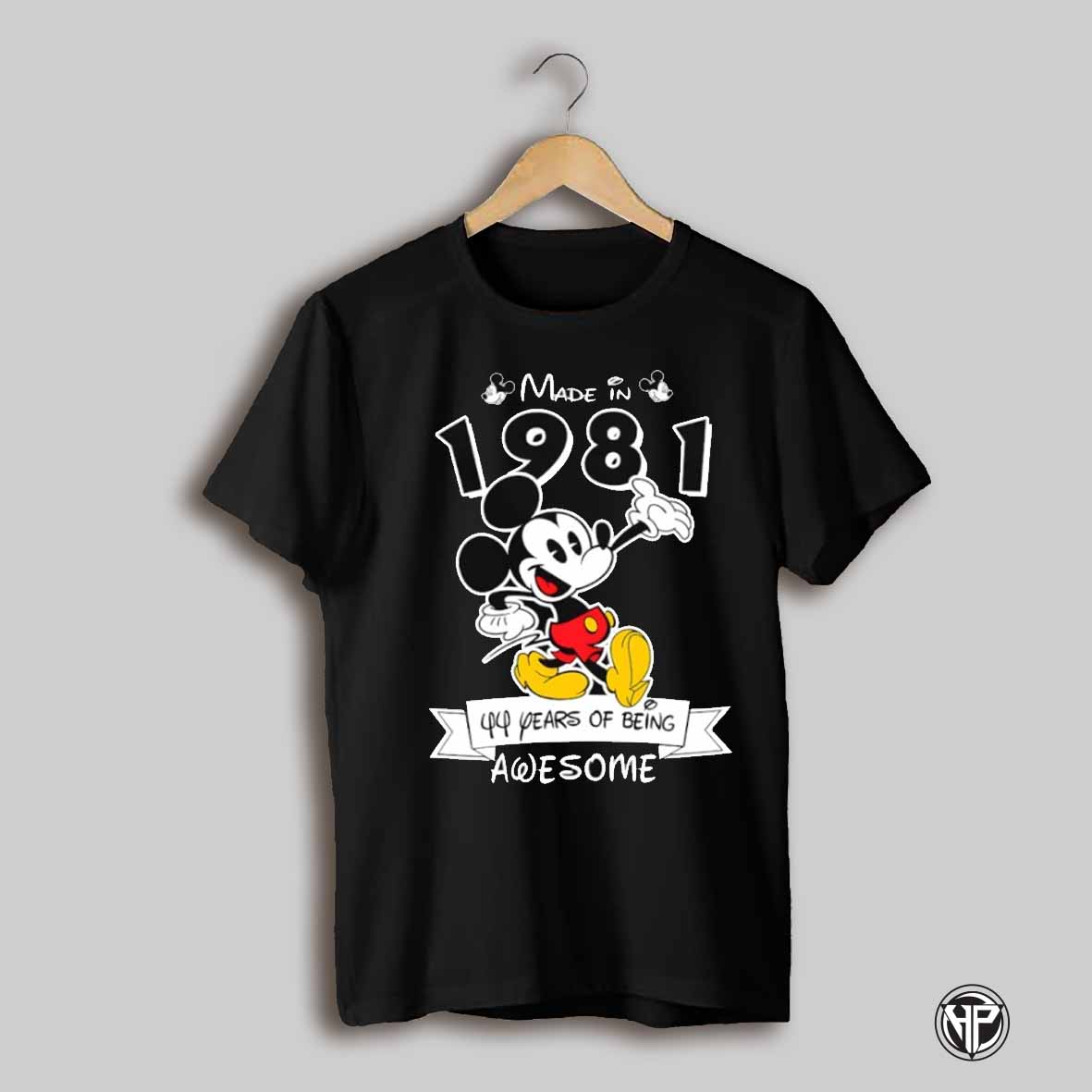 Made In 1981 44 Years Of Being Awesome Shirt