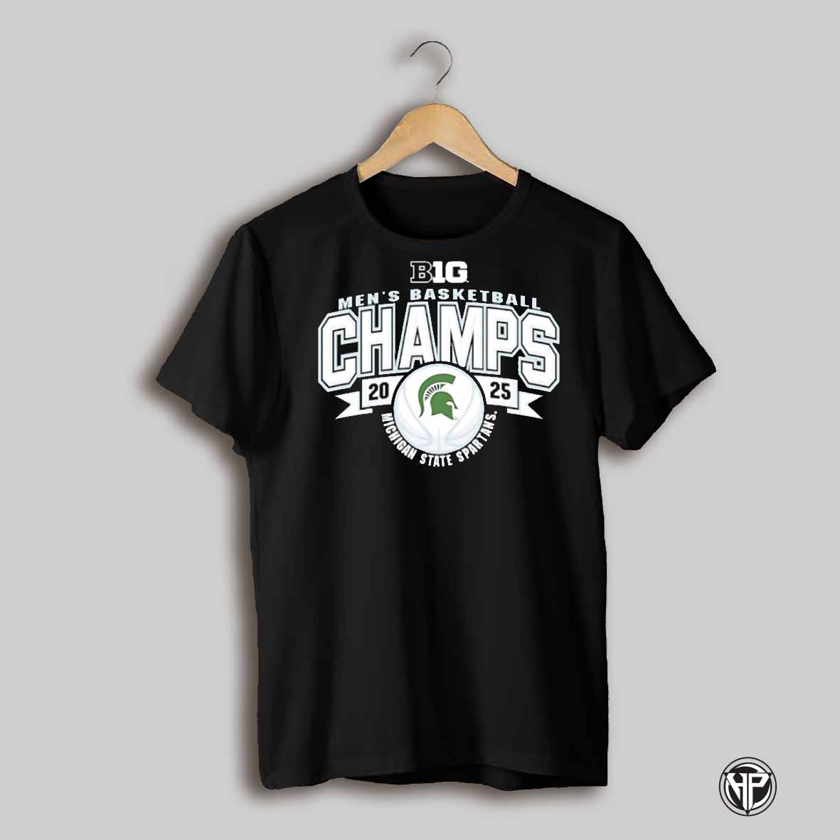 Michigan State Spartans 2025 Big 10 Mens Basketball Regular Season Champions Shirt