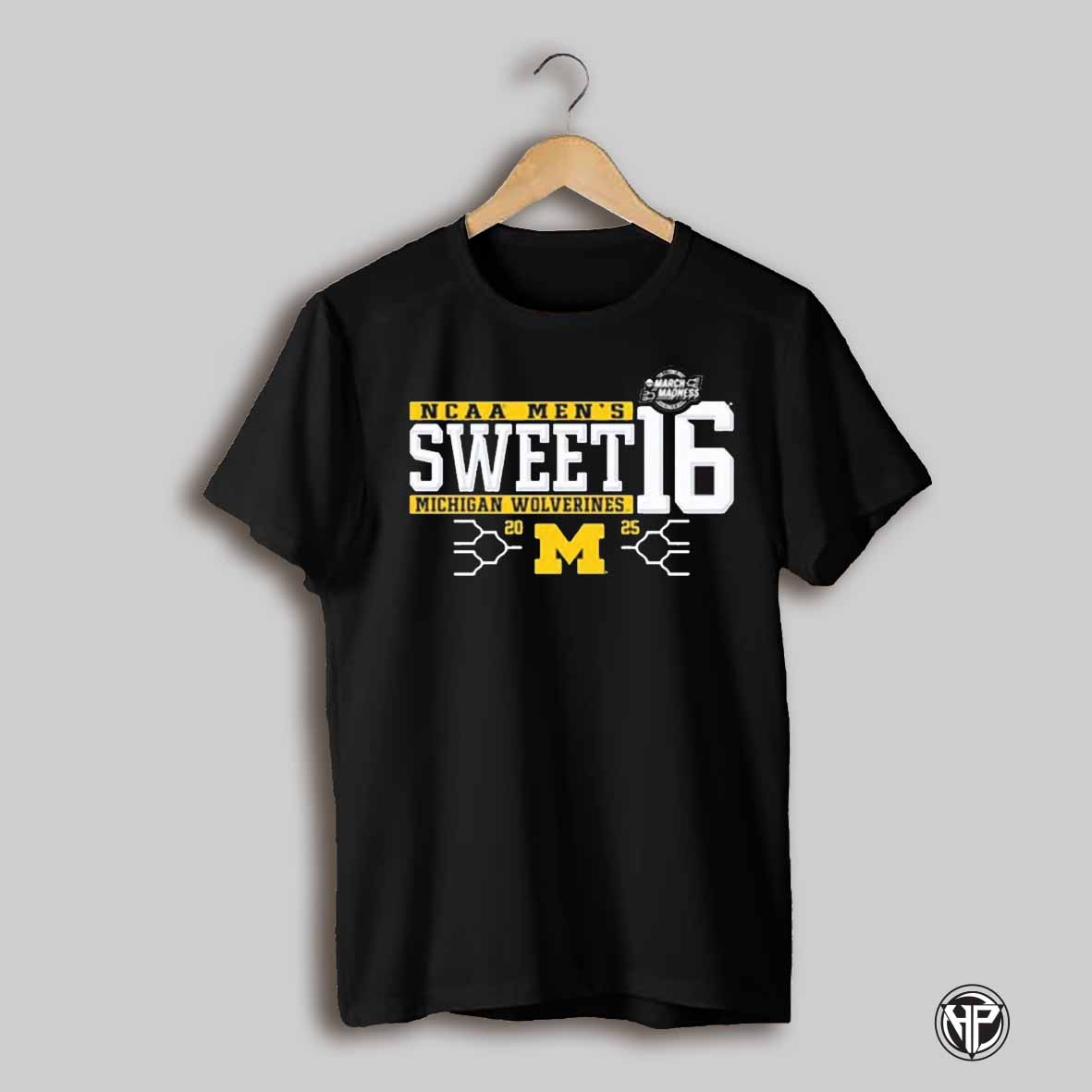Michigan Wolverines Basketball Ncaa Mens Mbb Sweet 16 Bound March Madness 2025 T Shirt